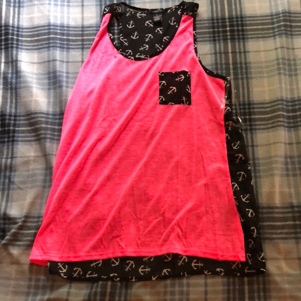 See threw tank top.